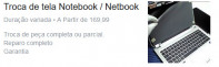 Troca de tela Notebook / Netbook 