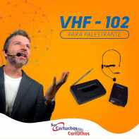 Microfone sem fio VHF - 102 para palestrante